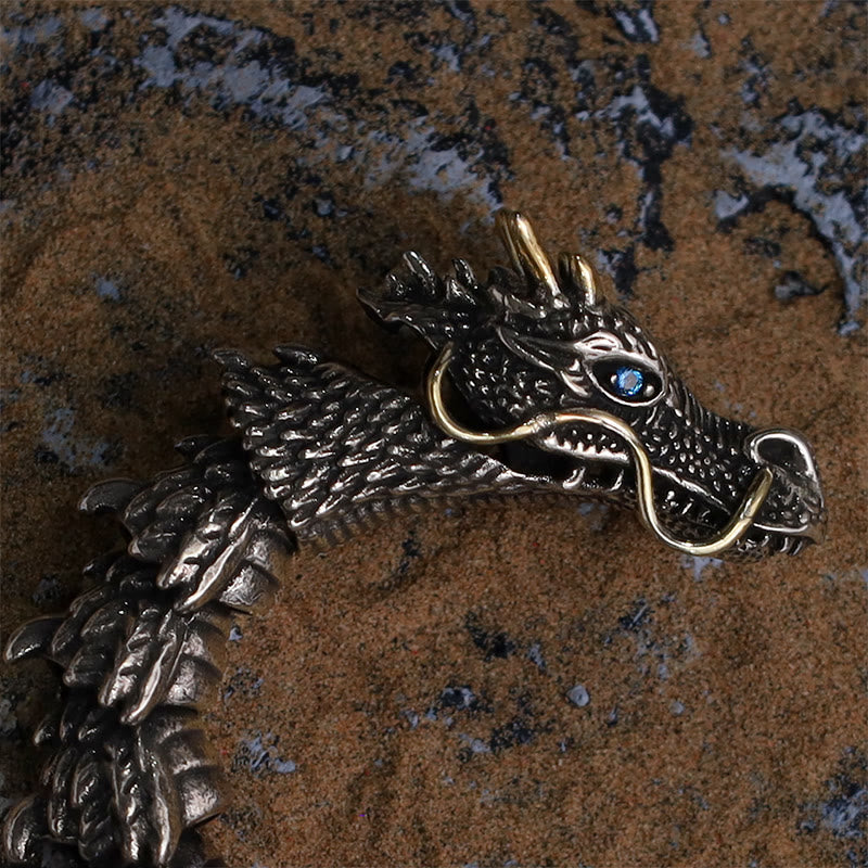 WorldNorse JÖRMUNGANDR - The World Serpent Bracelet | Handcrafted Viking Jewelry