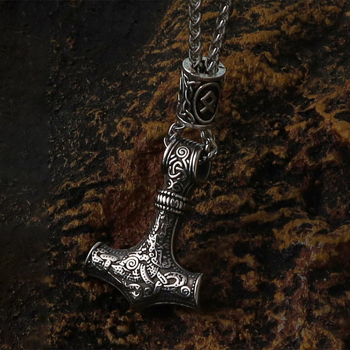 WorldNorse Mjölnir - Thor's Hammer Stainless Steel Necklace