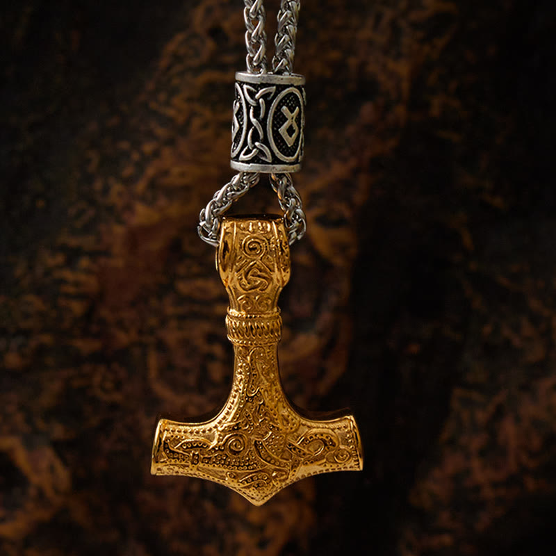 WorldNorse Mjölnir - Thor's Hammer Stainless Steel Necklace