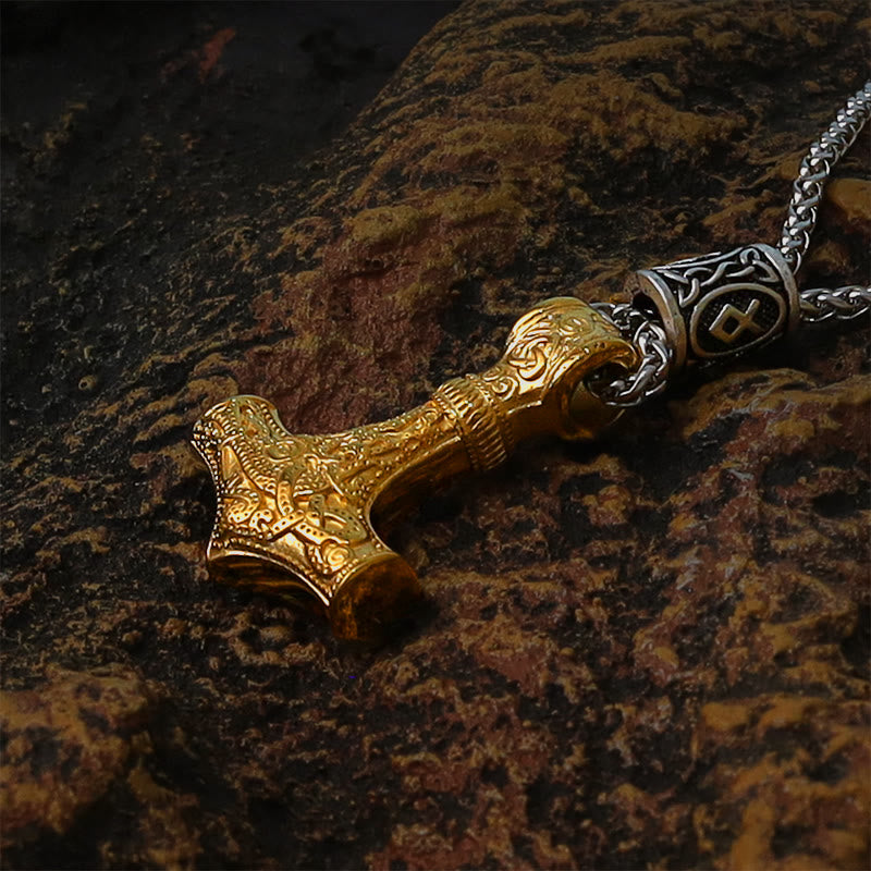 WorldNorse Mjölnir - Thor's Hammer Stainless Steel Necklace