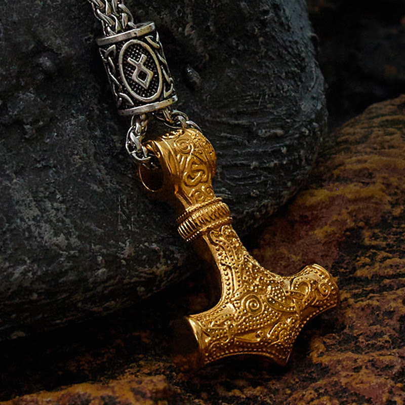 WorldNorse Mjölnir - Thor's Hammer Stainless Steel Necklace