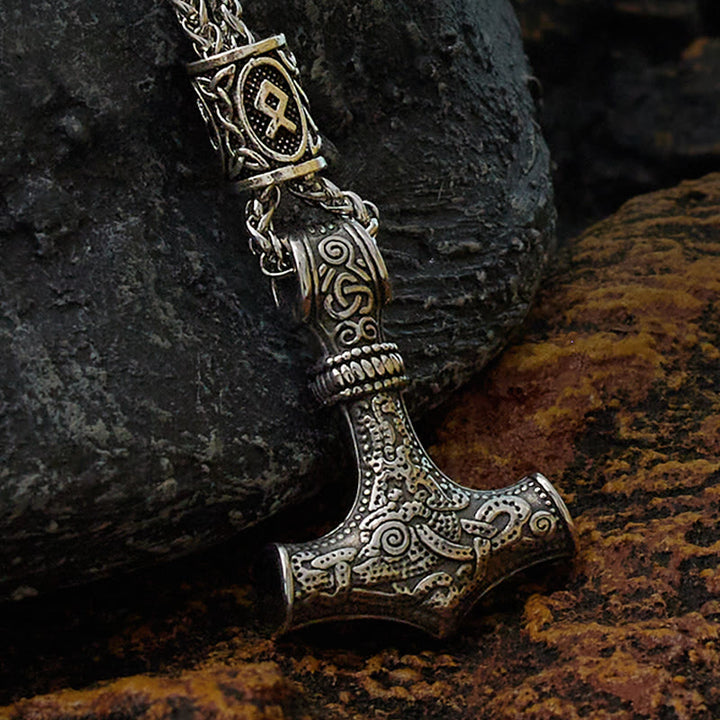 WorldNorse Mjölnir - Thor's Hammer Stainless Steel Necklace