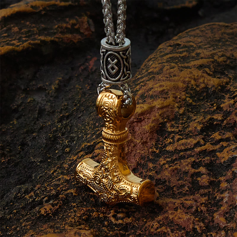 WorldNorse Mjölnir - Thor's Hammer Stainless Steel Necklace