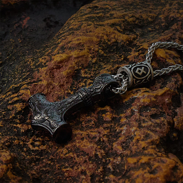 WorldNorse Mjölnir - Thor's Hammer Stainless Steel Necklace