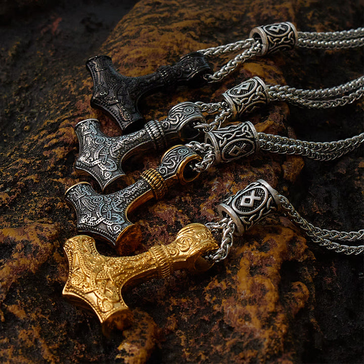 WorldNorse Mjölnir - Thor's Hammer Stainless Steel Necklace