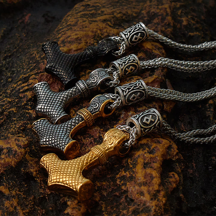 WorldNorse Mjölnir - Thor's Hammer Stainless Steel Necklace - image 22