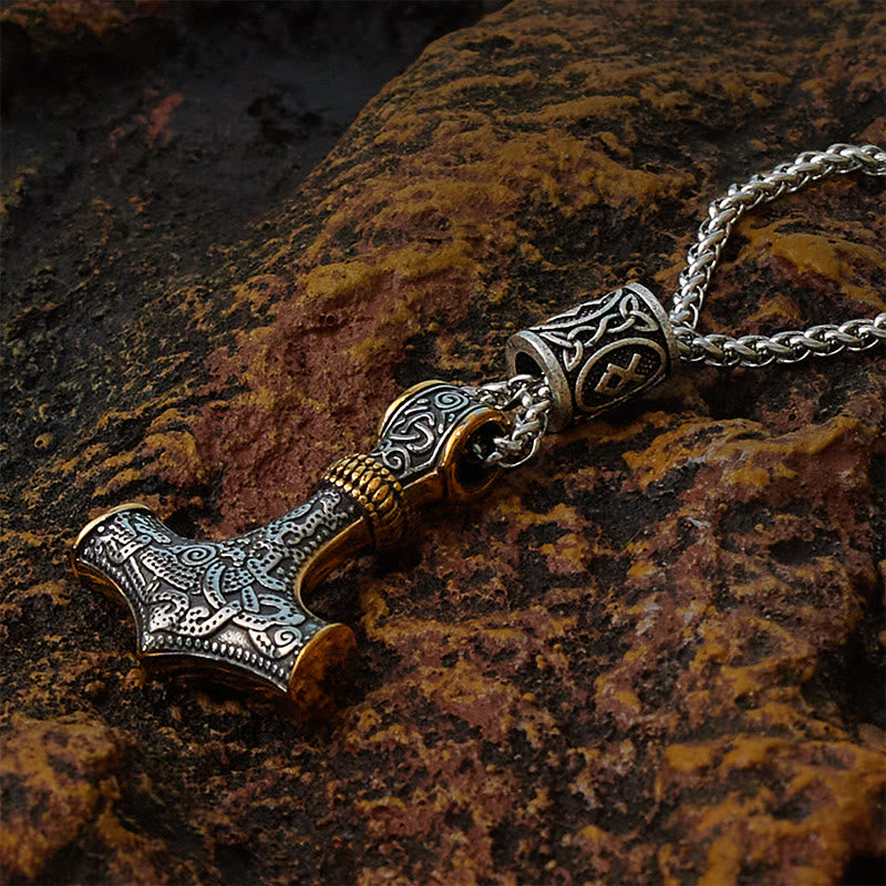 WorldNorse Mjölnir - Thor's Hammer Stainless Steel Necklace