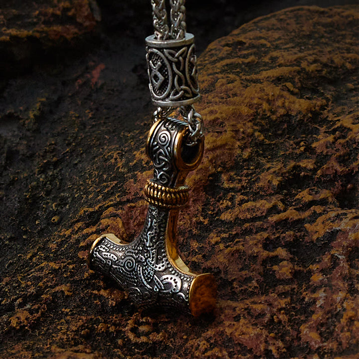 WorldNorse Mjölnir - Thor's Hammer Stainless Steel Necklace