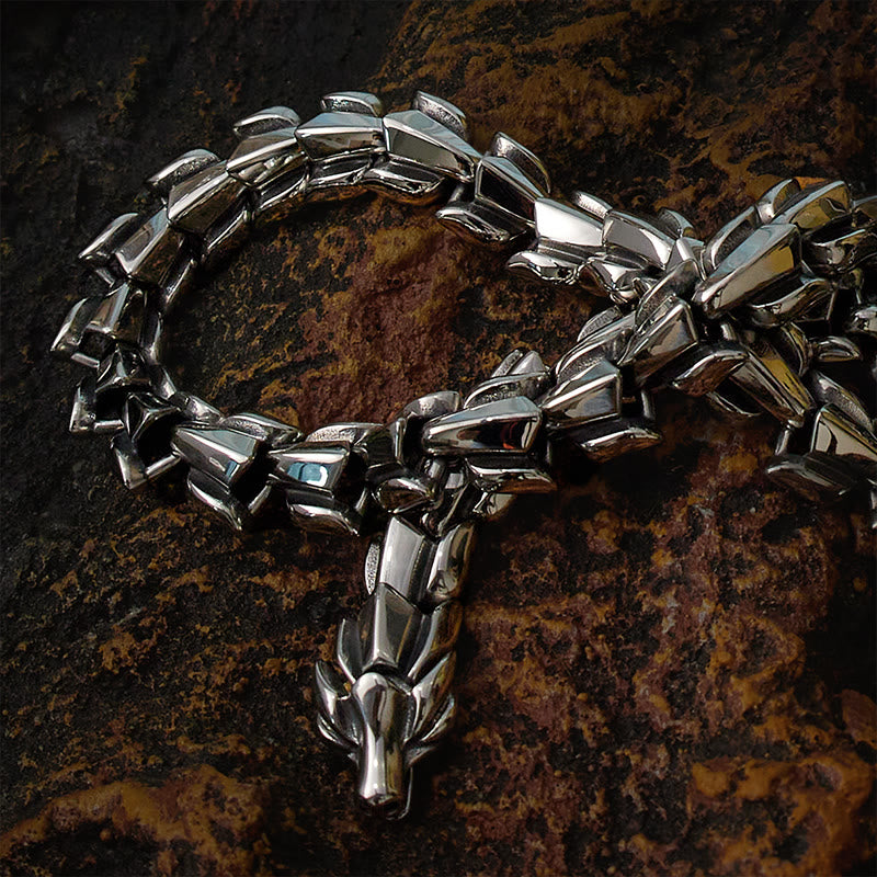 WorldNorse The Midgard Serpent - Stainless Steel Necklace