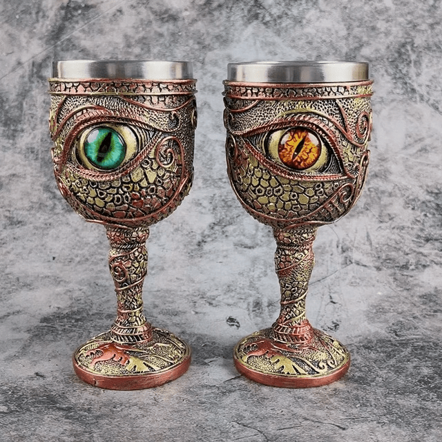 WorldNorse Dragon Eye Decorative Goblet