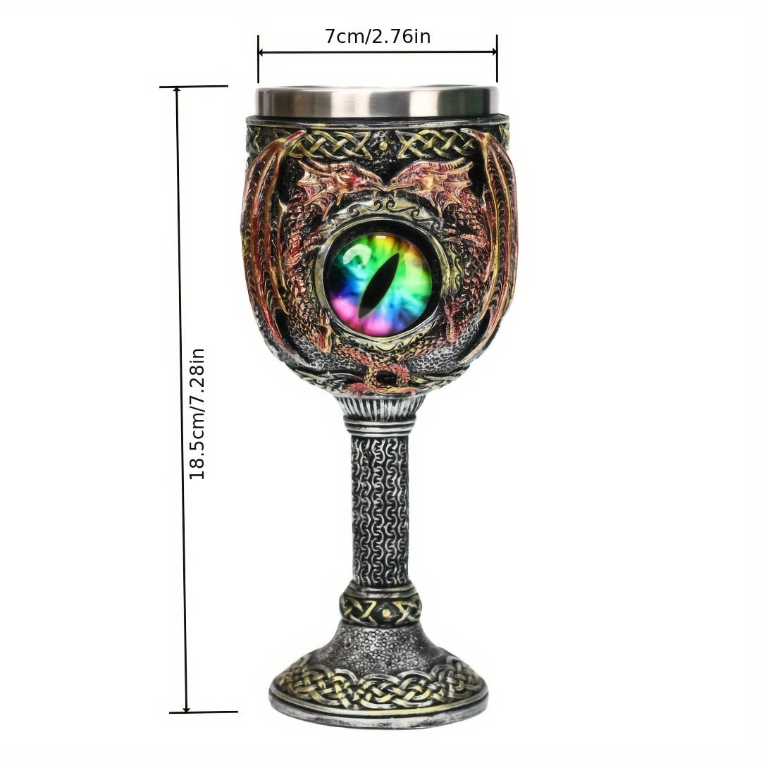 WorldNorse Celtic Dragon's Eye Goblet