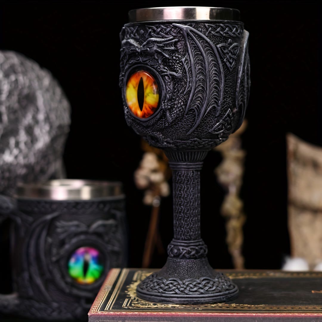 WorldNorse Celtic Dragon's Eye Goblet