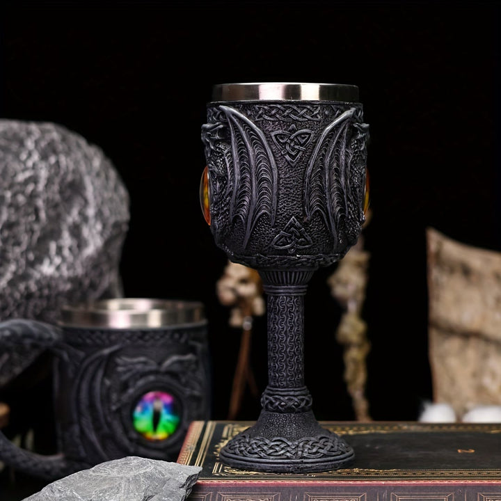 WorldNorse Celtic Dragon's Eye Goblet