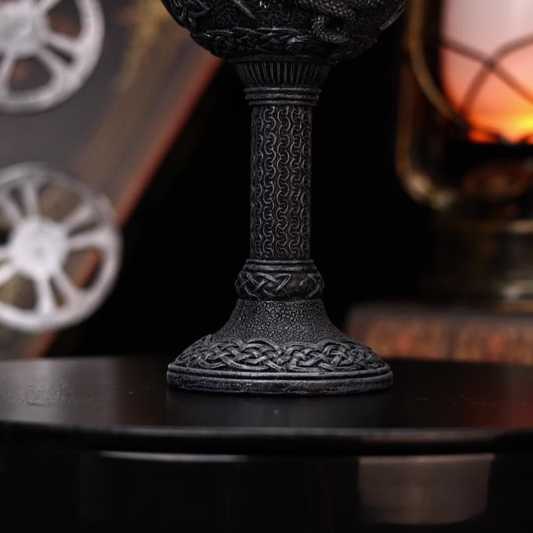 WorldNorse Celtic Dragon's Eye Goblet