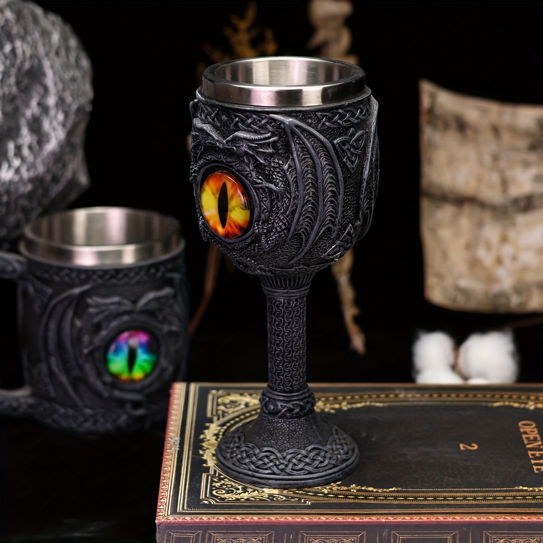 WorldNorse Celtic Dragon's Eye Goblet