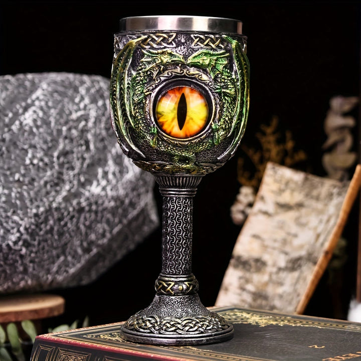 WorldNorse Celtic Dragon's Eye Goblet