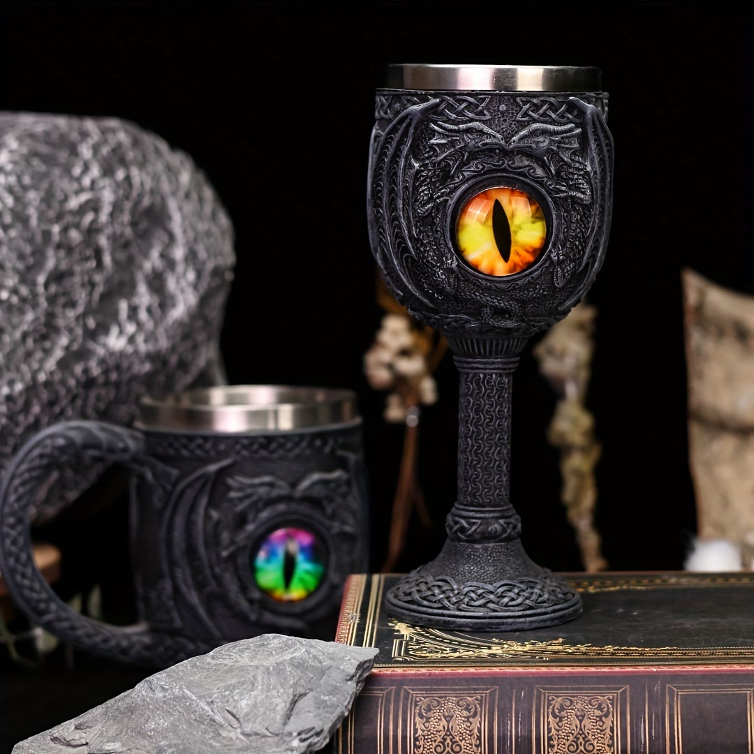 WorldNorse Celtic Dragon's Eye Goblet