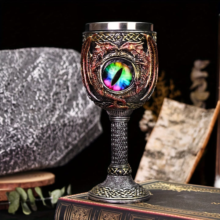 WorldNorse Celtic Dragon's Eye Goblet