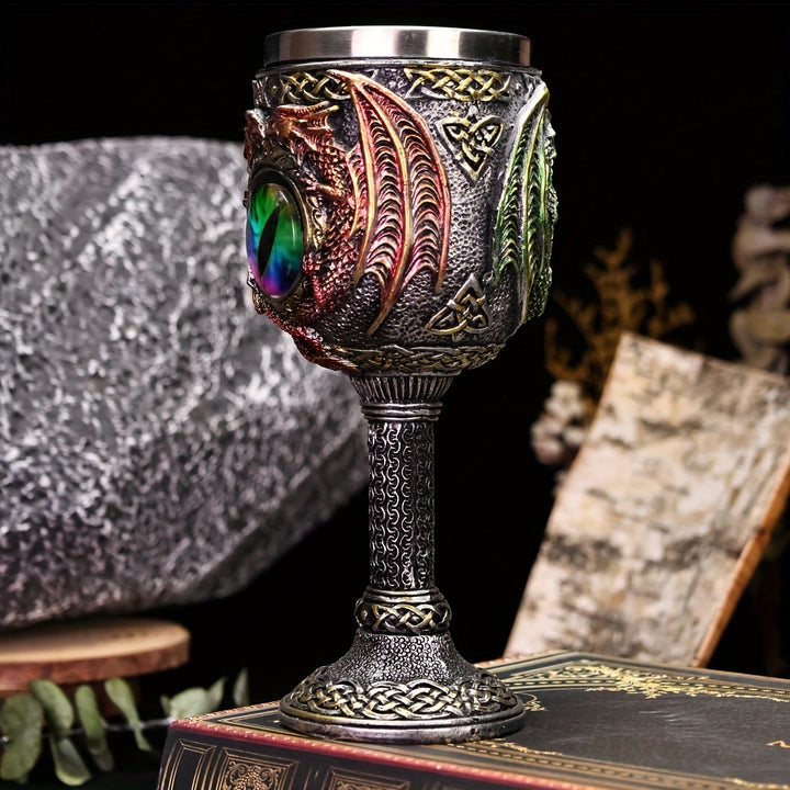 WorldNorse Celtic Dragon's Eye Goblet