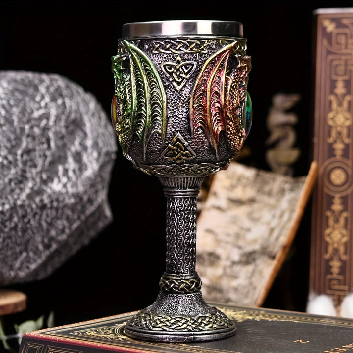 WorldNorse Celtic Dragon's Eye Goblet