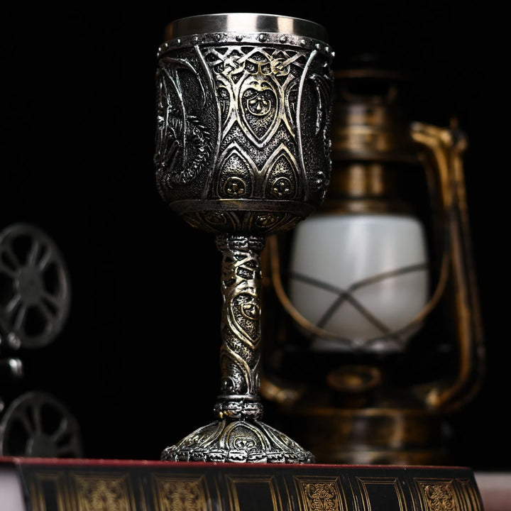 WorldNorse Bone Flying Dragon Goblet