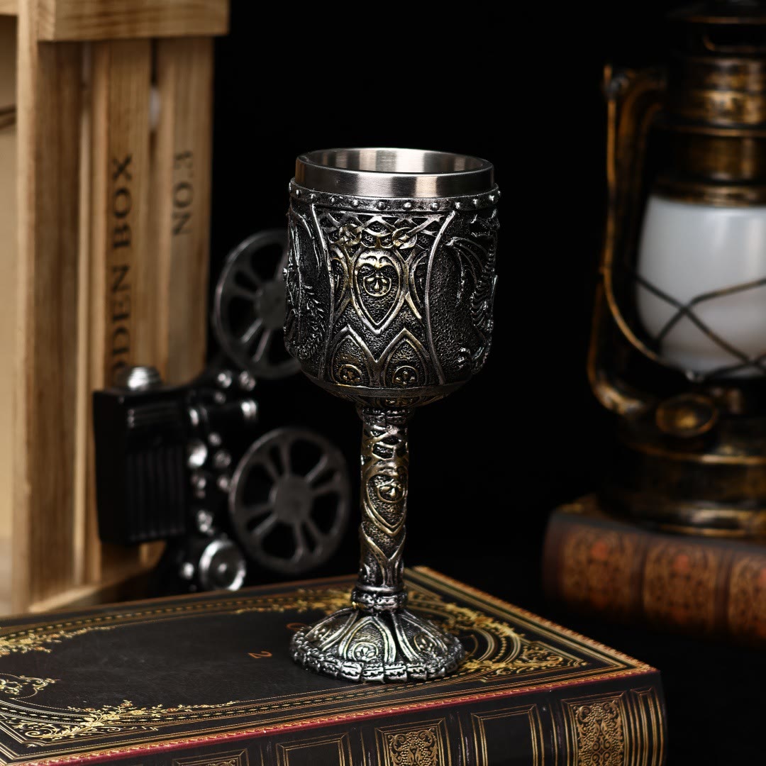 WorldNorse Bone Flying Dragon Goblet