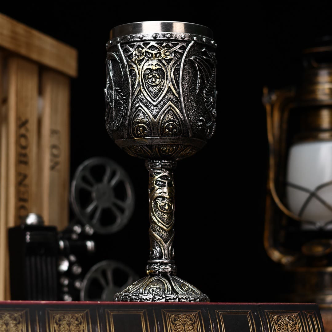 WorldNorse Bone Flying Dragon Goblet