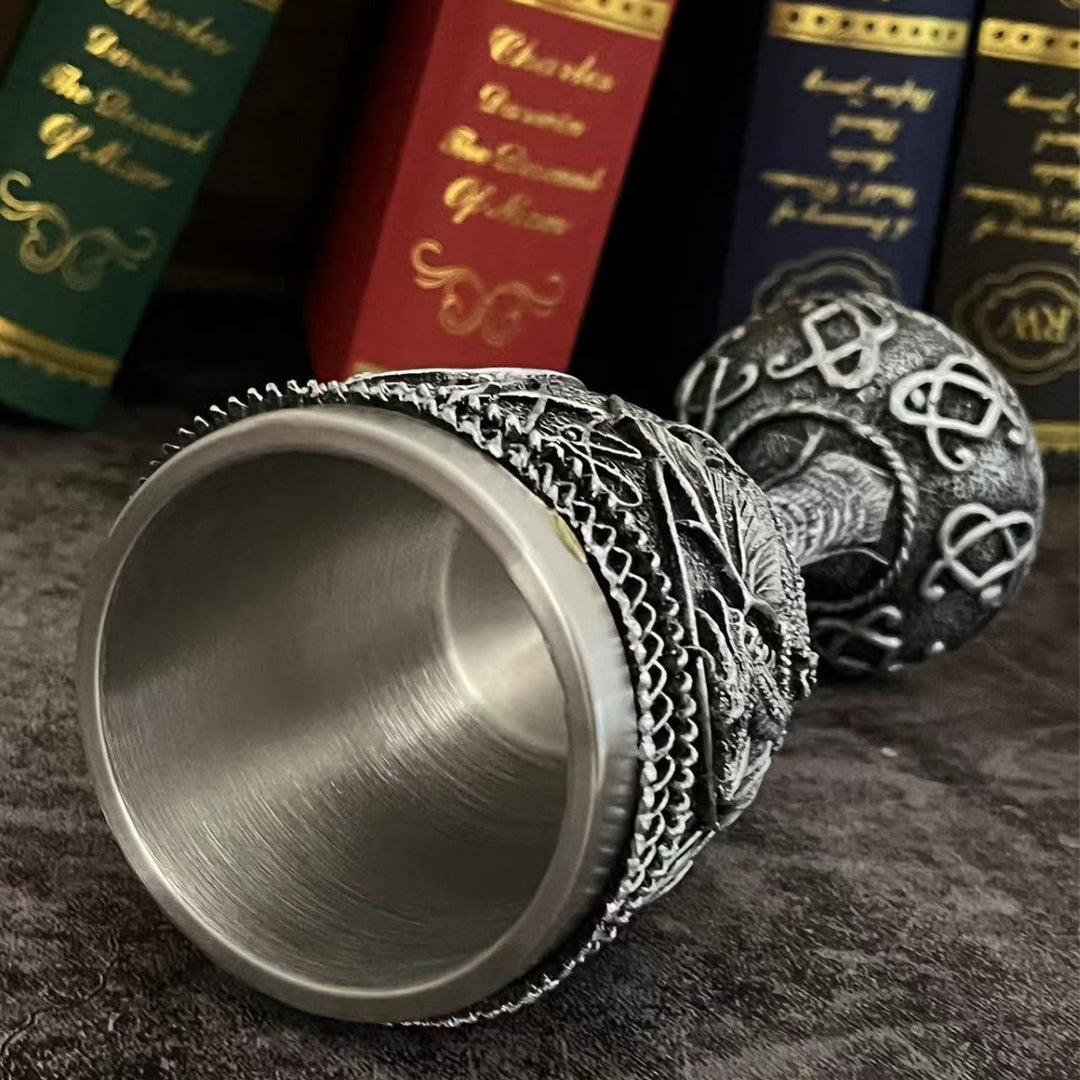 WorldNorse Medieval Dragon Wine Goblet