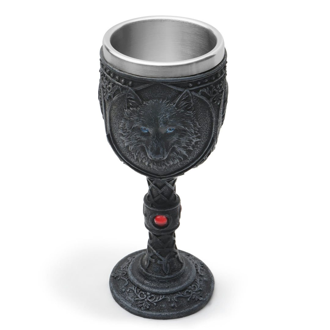 WorldNorse Wolf Unicorn Chalice Goblet