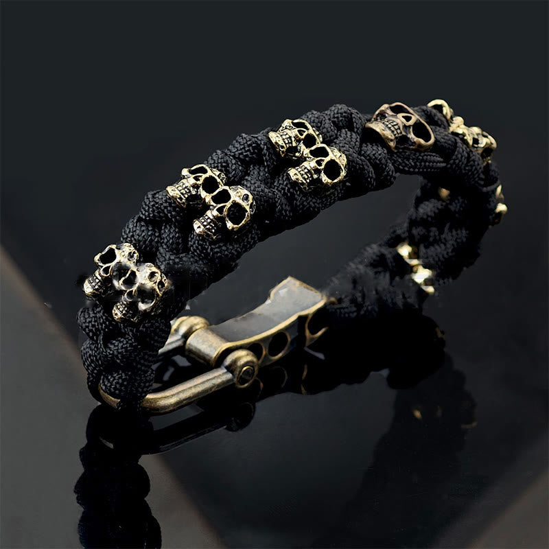 WorldNorse Skull Paracord Bracelet