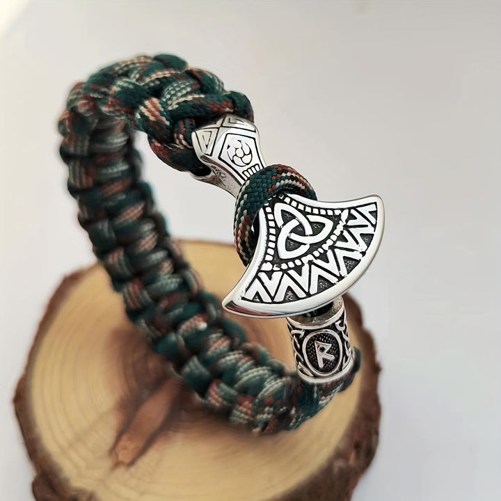 FREE Today: Viking Axe Triquetra Umbrella Rope Bracelet