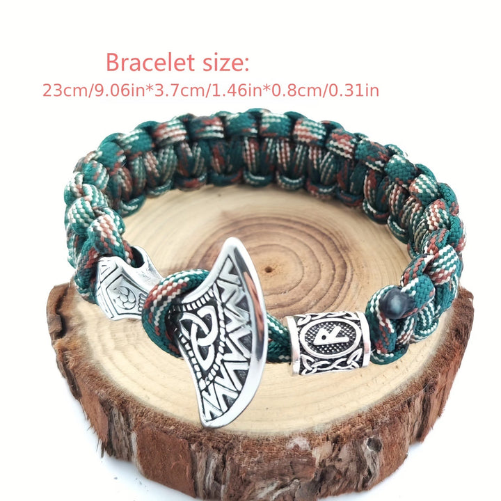 FREE Today: Viking Axe Triquetra Umbrella Rope Bracelet