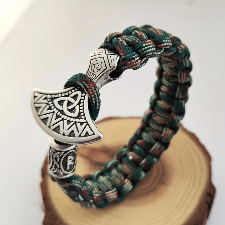 FREE Today: Viking Axe Triquetra Umbrella Rope Bracelet