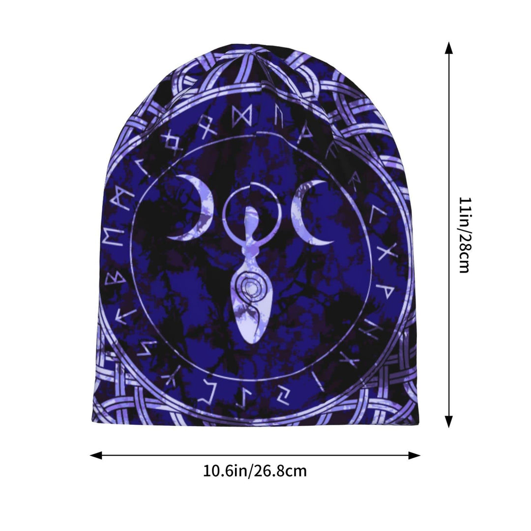 WorldNorse Nordic Runes Moon Beanie