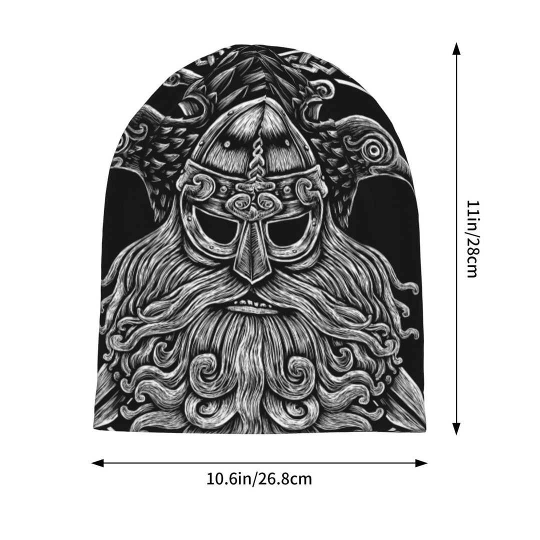 WorldNorse Viking Warrior With Raven Beanie