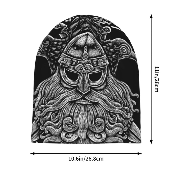 WorldNorse Viking Warrior With Raven Beanie