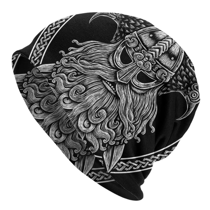 WorldNorse Viking Warrior With Raven Beanie