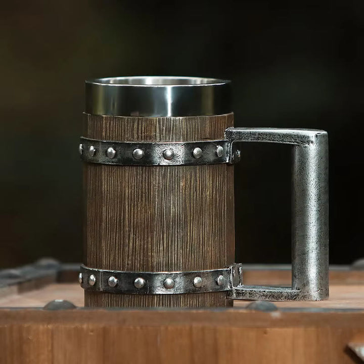 WorldNorse Wooden Tankard Beer Mug