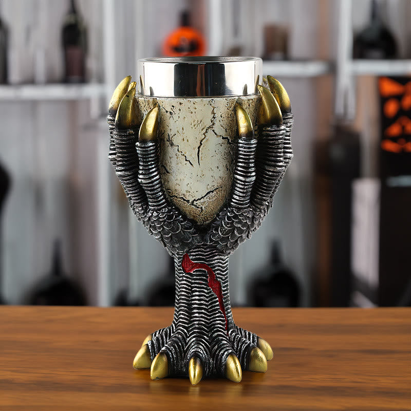 WorldNorse Skull Claw Wine Goblet