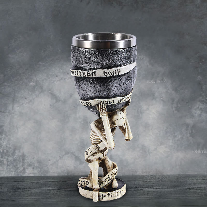 WorldNorse Slave Skull Wine Goblet