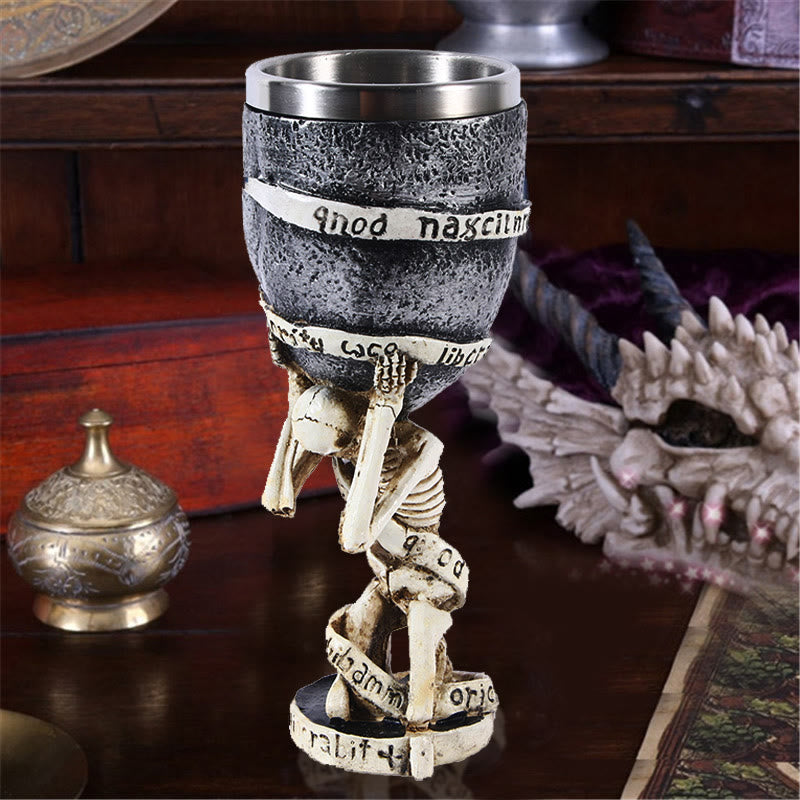 WorldNorse Slave Skull Wine Goblet