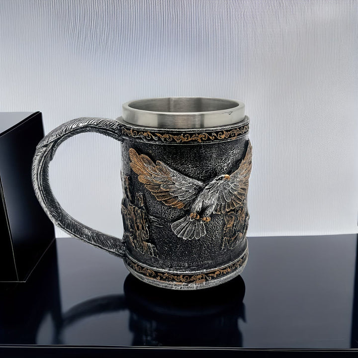 WorldNorse Odin's Raven Beer Mug