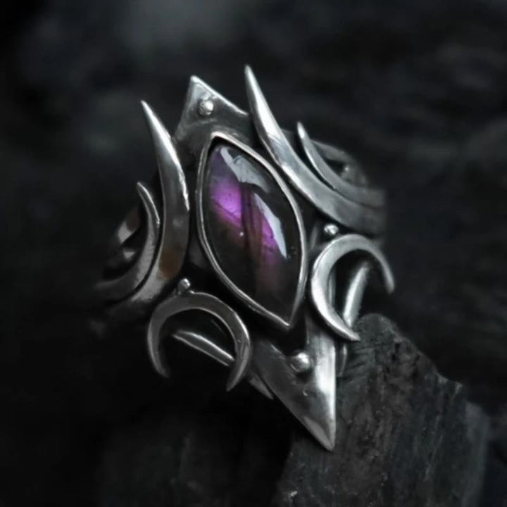 FREE Today: Gothic Unique Design Purple Stone Ring