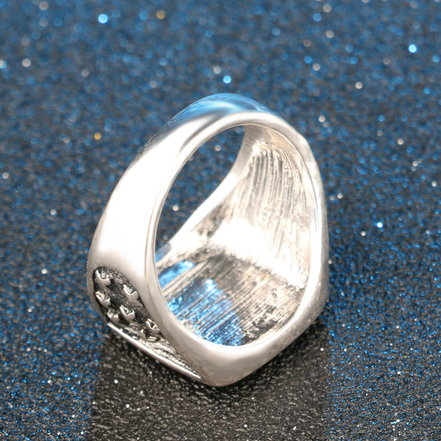 WorldNorse Dirty Biker Vintage Crown Ring
