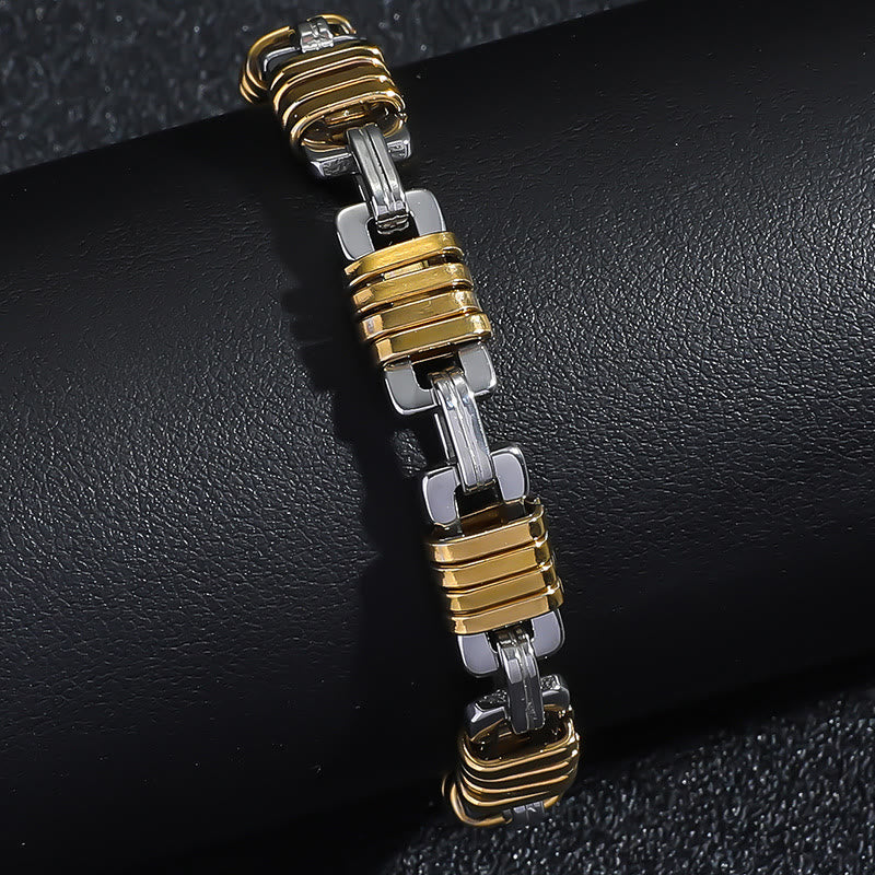 WorldNorse Stainless Steel Cable Chain Link Bracelet