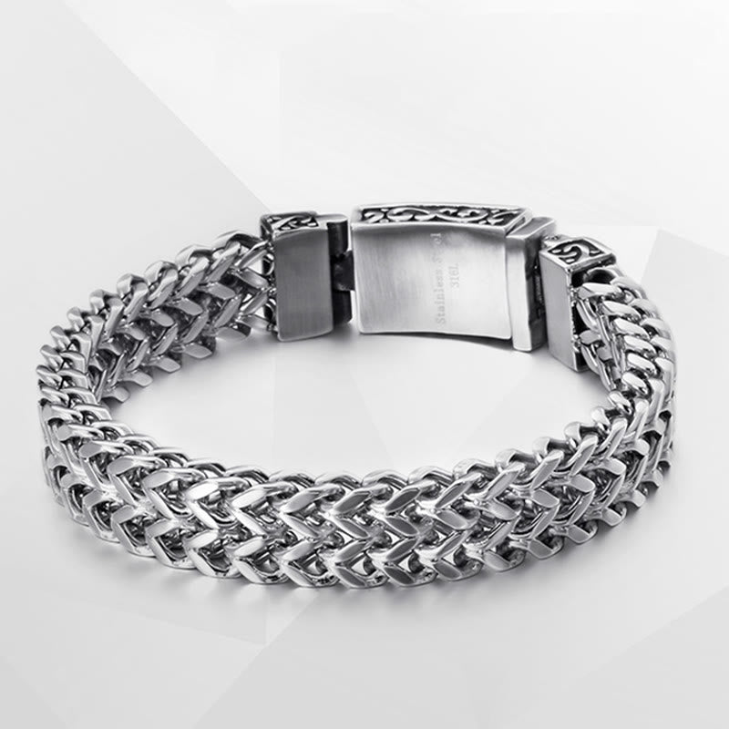 WorldNorse Nordic Patterns Cube Link Bracelet - image 3