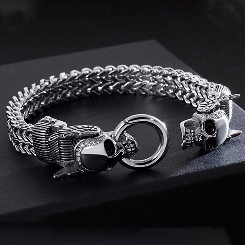 WorldNorse Nordic Patterns Cube Link Bracelet - image 7