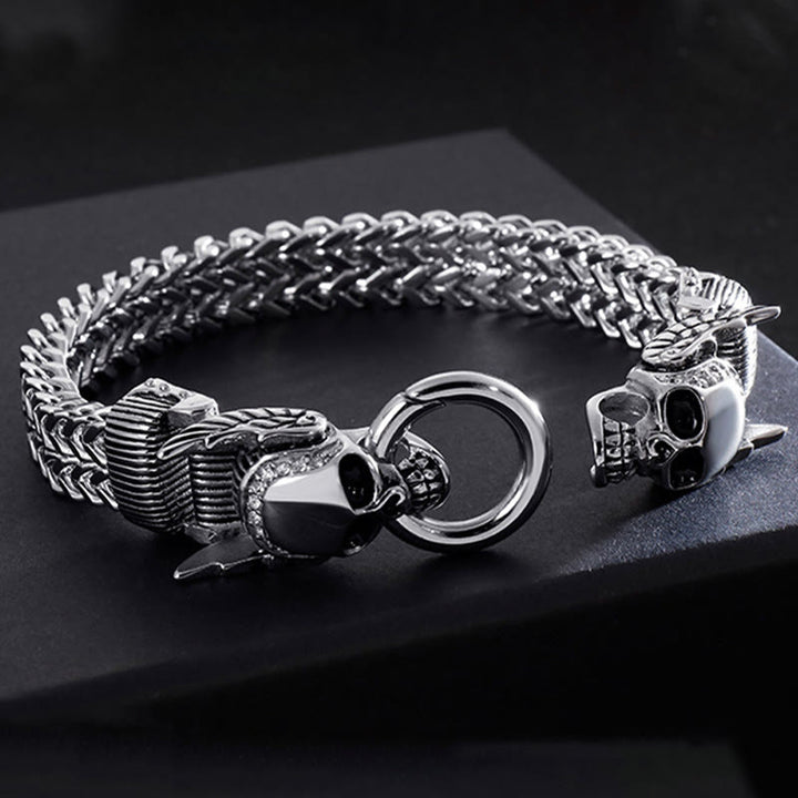 WorldNorse Nordic Patterns Cube Link Bracelet - image 7