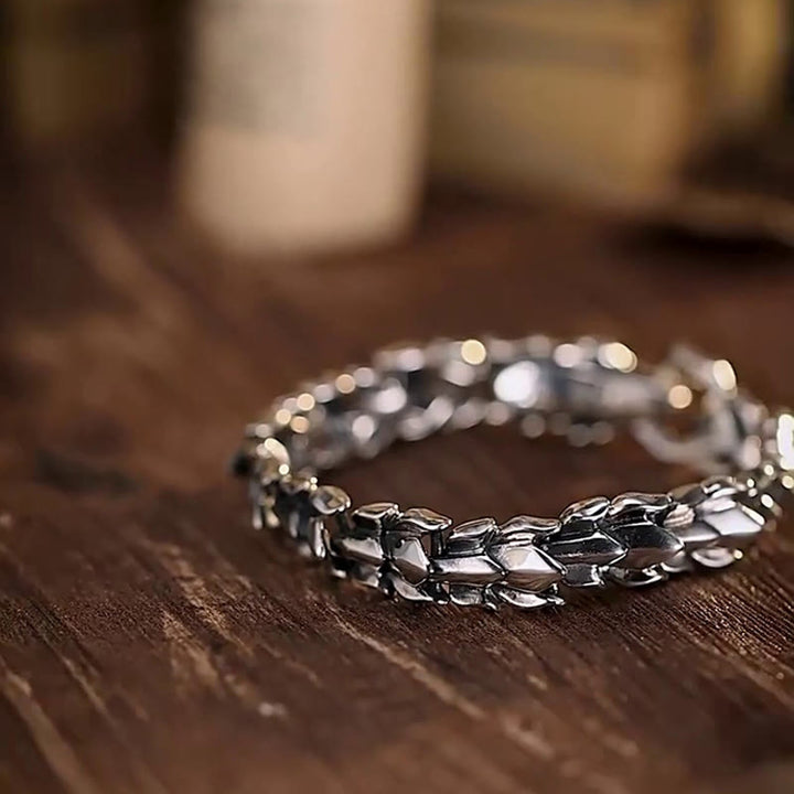 WorldNorse Handcrafted 925 Silver Protection Force Dragon Bracelet - image 6