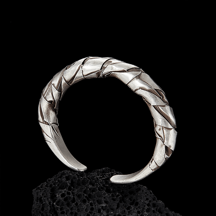 WorldNorse Handcrafted 925 Silver Braided Bracelet - image 2